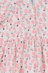 Pineapple Printed Girl's Co-Ord Set